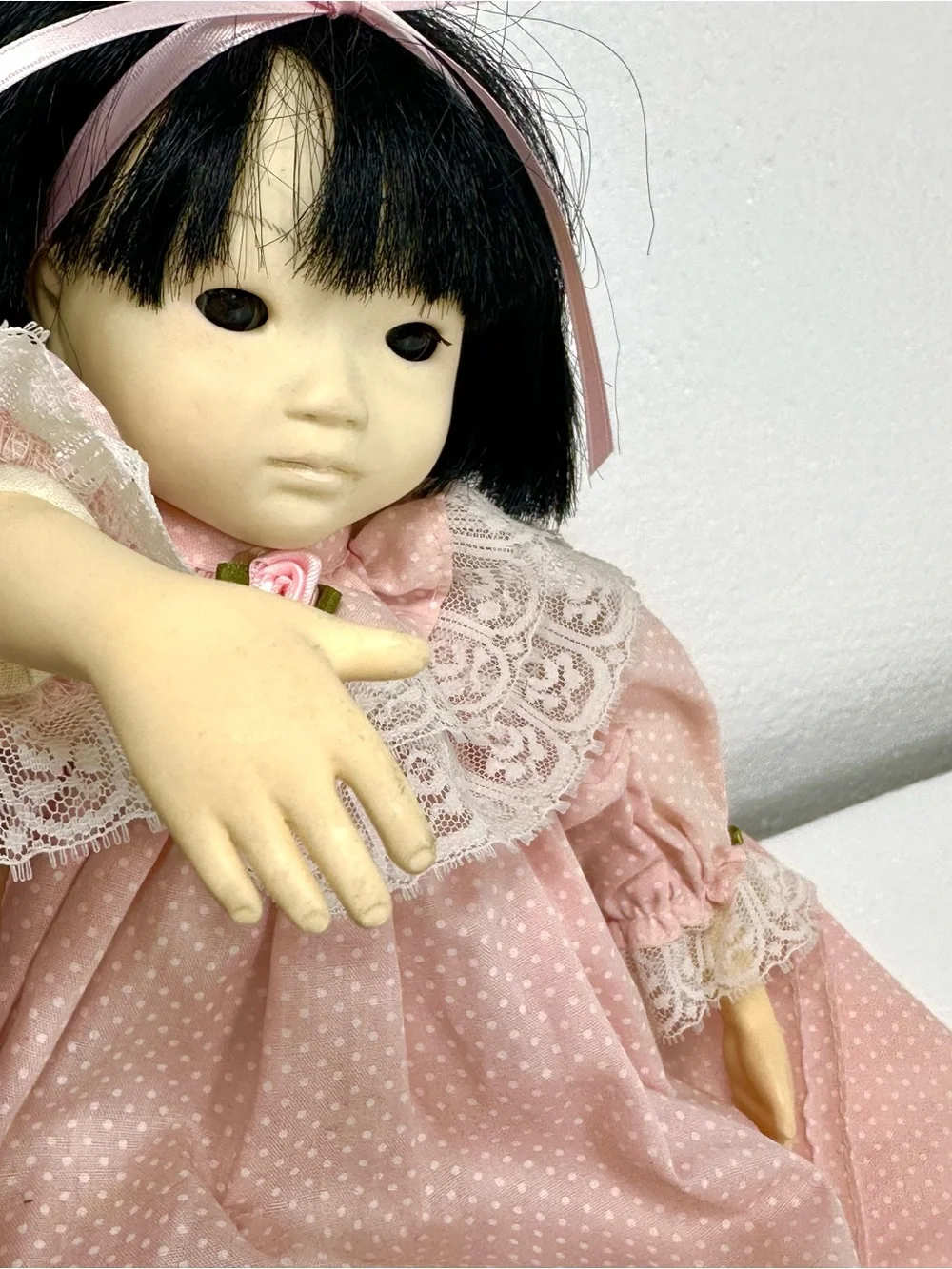 Vintage 1982 collector doll Ling Ling designed by Pauline Bjonness-Jacobsen PBJ